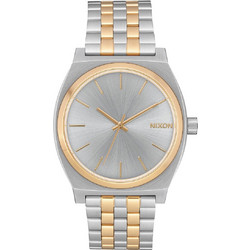 Nixon Time Teller Ανδρικό Ρολόι με Ασημί Μεταλλικό Μπρασελέ A045-1921-00