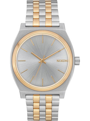 Nixon Time Teller Ανδρικό Ρολόι με Ασημί Μεταλλικό Μπρασελέ A045-1921-00