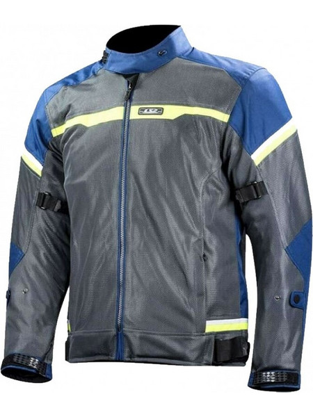 LS2 Riva Grey/Blue/Yellow Fluo