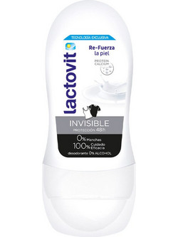 Lactovit Invisible Antichas Αποσμητικό Roll On 48h Χωρίς Αλουμίνιο 50ml
