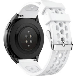 Tech-Protect Bi-Color Λουράκι Σιλικόνης White / Black (Huawei Watch GT2e 46mm)