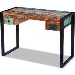 VidaXL Γραφείο Μασίφ Ξύλο 110x50x77cm 243276