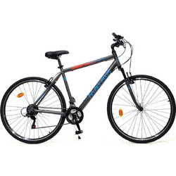 Matrix Extreme Ποδήλατο Trekking 28" Αλουμινίου με 21 Ταχύτητες Γκρι