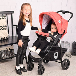 Lorelli Daisy Καρότσι Μωρού 2 σε 1 Basic Set Black & Ginger Orange