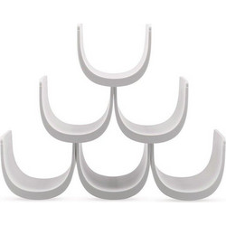 Κάβα Μπουκαλιών Noah GIA13 W 34,5x15,5x27cm White Alessi Πολυρεσίνη