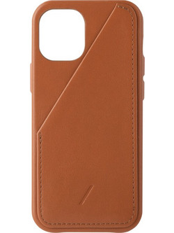 Native Union Clic Card Back Cover Brown (iPhone 12 / 12 Pro)