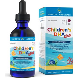 Nordic Naturals Children's DHA Xtra Ιχθυέλαιο 880mg Μούρα 60ml
