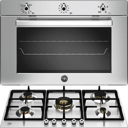 Bertazzoni Φούρνος Αερίου Άνω Πάγκου 99lt 59.5cm F905PROGKX με Εστίες Αερίου P905CPROX