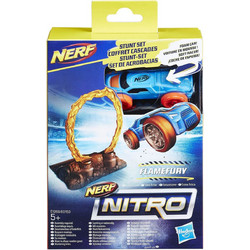 Hasbro Nerf Nitro Barrel Flamefury Stunt Set Εκτοξευτής για 5+ Ετών