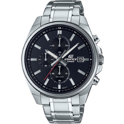 Casio Edifice Ανδρικό Ρολόι Χρονογράφος με Ασημί Μεταλλικό Μπρασελέ EFV-610D-1AVUEF