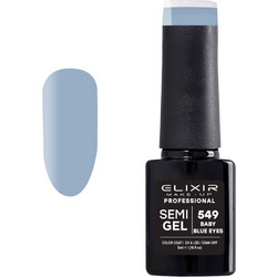 Elixir Semigel 549 Baby Blue Eyes Ημιμόνιμο Βερνίκι Νυχιών 5ml