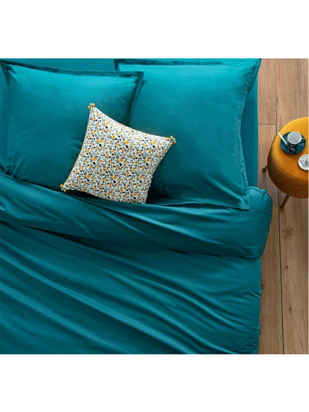 Διπλή Παπλωματοθήκη σε πετρόλ χρώμα, 240x220 cm, Duvet cover - Atmosphera
