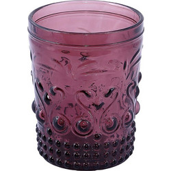 Espiel Σετ Ποτήρια Ουίσκι Γυάλινα Μωβ 400ml 6τμχ HOC1006