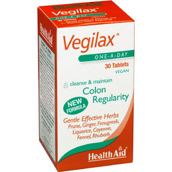 Health Aid Vegilax Φυτικές Ίνες 30 Ταμπλέτες