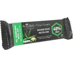 Royal Bars Greek Flapjack Βασιλικός Πολτός, Μαστίχα & Αλόη 70gr 1τμχ