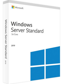 Microsoft Windows Server Standard 2019 64-bit 16 core English 1 Licence