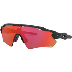 Oakley Radar EV Path OO9208 90 Αθλητικά Γυαλιά Ηλίου Μάσκα Κοκάλινα Μαύρα με Κόκκινο Καθρέπτη Φακό