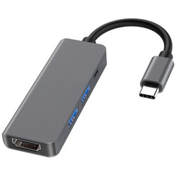 USB-C 4 port usb hub multifunctional type-c hub converter HW-TC16 (Κωδ. 1-DOCK008)