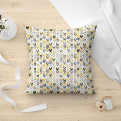 Διακοσμητική Μαξιλαροθήκη Turqueta 201 Gold Lino Home Χρυσό 45x45