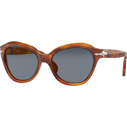 Persol PO0582S 96/56 Γυναικεία Γυαλιά Ηλίου Πεταλούδα Κοκάλινα Καφέ με Μαύρο Polarized Φακό