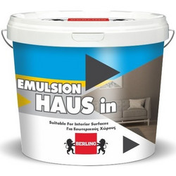 Berling Emulsion Haus in Πλαστικό Χρώμα Εσωτερικού Χώρου Λευκό 3lt