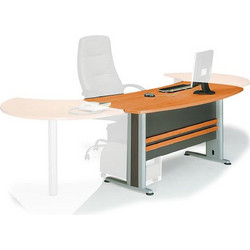 Woodwell Executive Γραφείο Ξύλινο 180x80x75cm EO999,1Γ