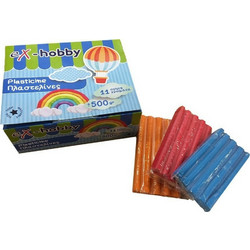Ex-Hobby Πλαστελίνη 11 Χρώματα