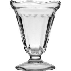 Μπωλ Παγωτού Οβάλ Uniglass 44853 Σετ 6τμχ 13x8cm