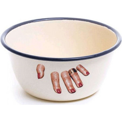 Μπωλ Σερβιρίσματος Edge Finger 16991 17x8cm Enamel Multi Seletti Εμαγιέ