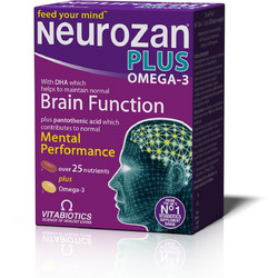 Vitabiotics Neurozan Plus Omega-3 28 Κάψουλες + 28 Ταμπλέτες