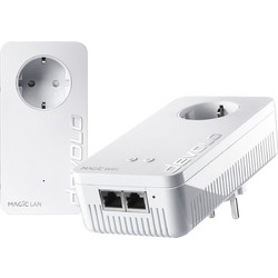 Devolo Magic 2 Starter Kit Powerline Διπλό Kit για Ασύρματη Σύνδεση WiFi 6 με 2 Θύρες Ethernet & Passthrough Πρίζα