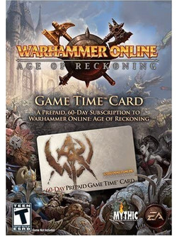 Warhammer Online: Age of Reckoning: 60 Days Timecard
