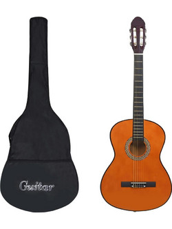 vidaXL Natural 4/4 With Case