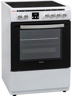 Elco 70447CW Κουζίνα Αερίου 65lt με Κεραμικές Εστίες 60cm