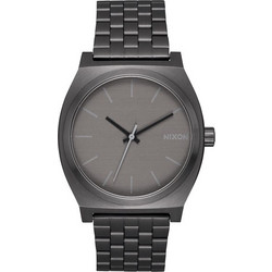 Nixon Time Teller Ανδρικό Ρολόι με Γκρι Μεταλλικό Μπρασελέ A045-2090-00