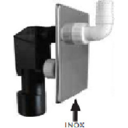 Σιφώνι πλυντηρίου Φ40/50 με INOX πλάκα GOPLAST