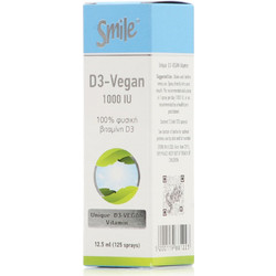 Am Health Smile D3-Vegan 1000iu 12.5ml
