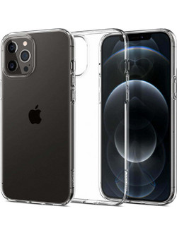 Spigen Liquid Crystal Back Cover Transparent (iPhone 12 / 12 Pro)