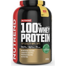 Nutrend 100% Whey Vanilla Πρωτεΐνη Ορού Γάλακτος Γράμμωσης Χωρίς Γλουτένη 2.25kg