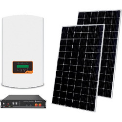 HYBRID SOLAR SYSTEM 1P/5kW SET WITH BATTERY 2.4kW