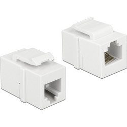 Delock Keystone Module RJ12/RJ12 Cat.3 19.5mm White 86380
