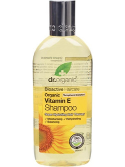Dr. Organic Vitamin E Φυτικό Σαμπουάν για Ξηρά & Ταλαιπωρημένα Μαλλιά 265ml