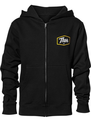 Ζακέτα Thor Script Zip Hoodie Jacket Μαύρο