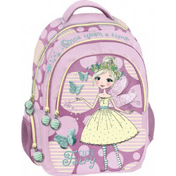Graffiti Cute Fairy Σχολική Τσάντα Πλάτης Νηπιαγωγείου Ροζ 211214