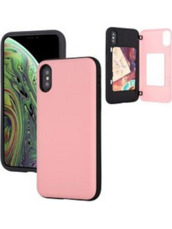 GOOSPERY DOOR BUMPER CASE IPHONE XS MAX - PINK SAND