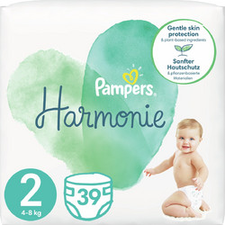 Pampers Harmonie Πάνες No2 4-8kg 39τμχ