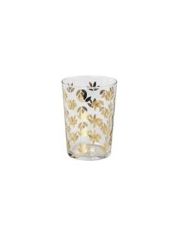 Espiel Σετ Ποτήρια Νερού Γυάλινα Lucia Χρυσά 380ml 6τμχ RAB535K6
