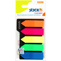 Stickin Αυτοκ/τοι Σελιδοδείκτες 45Χ12mm Neon 5x25φ Τόξο