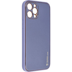 Forcell Leather Back Cover Blue (iPhone 12 Pro Max)