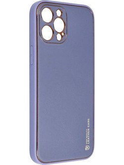 Forcell Leather Back Cover Blue (iPhone 12 Pro Max)